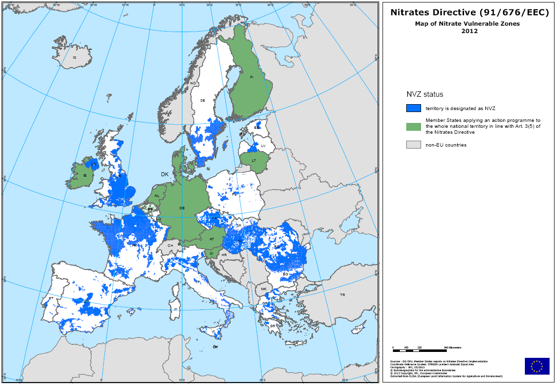 Państwo Członkowskie Powierzchnia OSN (2012), % pow.