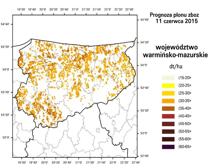 Prognozowanie plonów dla