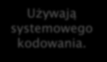 FileReader FileWriter BufferedReader BufferedWriter FileInputStream InputStreamReader FileOutputStream OutputStreamWriter File PrintWriter Używają systemowego