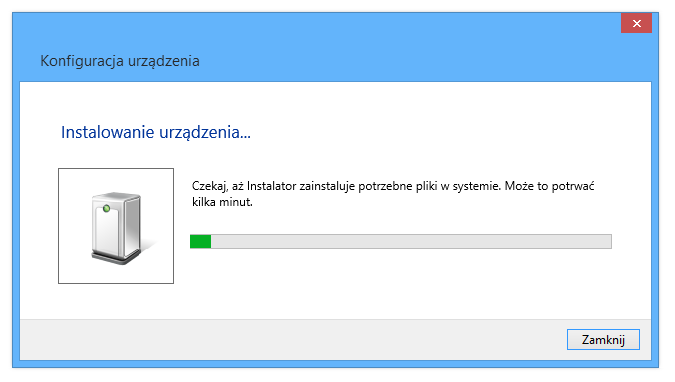 Po wykonaniu połączenia należy włączyć rejestrator Loggicar C.