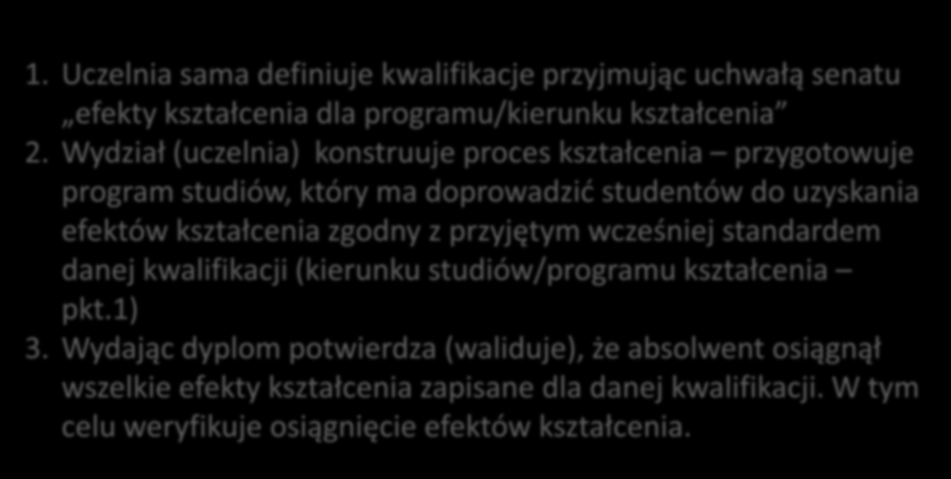 TERAZ Co wprowadzenie Ram Kwalifikacji zmieniło w działalności edukacyjnej uczelni? Spojrzenie przez pryzmat definicji kwalifikacji 1.