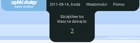 W systemie istnieje także możliwość losowania szczęśliwego losu w obrębie danej jednostki. Opcję tę włączamy również w Ustawieniach.