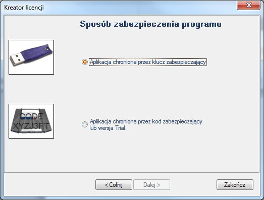 Następnie, w oknie Kreatora licencji należy podać dane firmy i przejść do następnego etapu przyciskiem Dalej.