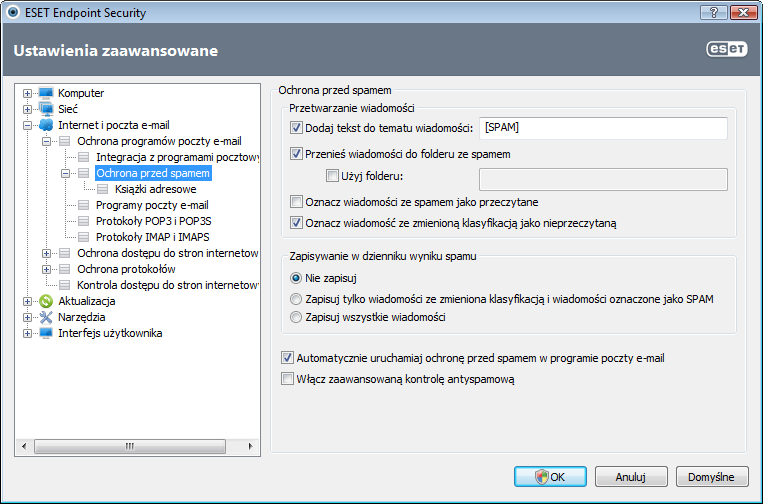 4.3.2.4 Usuwanie zagrożeń Po odebraniu zainfekowanej wiadomości e-mail wyświetlane jest okno alertu. Zawiera ono nazwę nadawcy, wiadomość e-mail i nazwę infekcji.