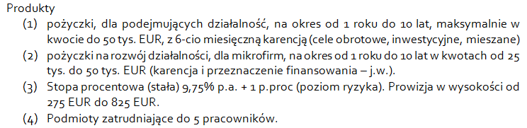 Przypadek 1 (Holandia, Qredits)