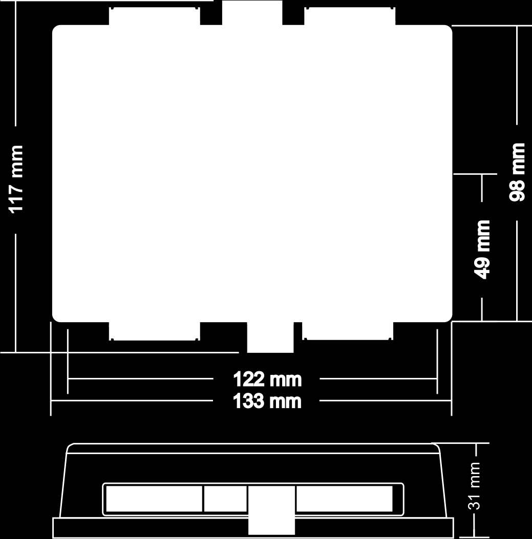 Kolejność pinów w pasku LED EEPROM +RGB +RBG +GBR +GRB +BRG +BGR Wywołanie funkcji cross Wybór ustawień cross - OFF, -ON Tab.