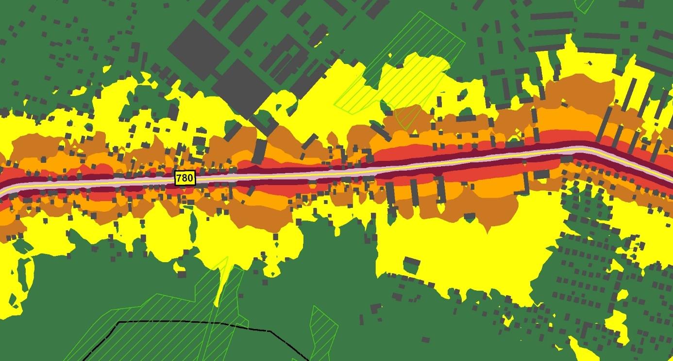 Wyniki obliczeń akustycznych