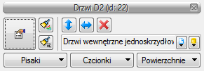 Stolarka okienna i drzwiowa Rys. 186 Okno edycji drzwi Tab. 12.