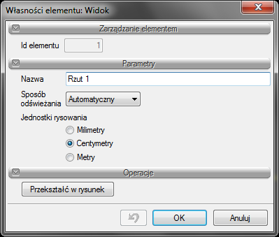 Podstawy działania programu Istnieje możliwość zadania dowolnej ilości rzutów i zdefiniowania dla każdego z nich innych elementów wyświetlanych.