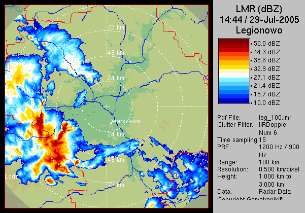 LMR (Layer Mean Reflectivity) Odbiciowość średnia w danej warstwie Podaje