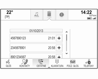 78 Telefon Wprowadzić żądany numer i wybrać Połącz. Numer zostanie wybrany. Aby połączyć się z numerem szybkiego wybierania, wprowadzić numer oraz dotknąć ostatniej cyfry i przytrzymać ją.