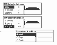 110 Wprowadzenie Naciskać przyciski + and - na kierownicy, aby wyregulować głośność. Aktualna głośność dźwięku jest wyświetlana.