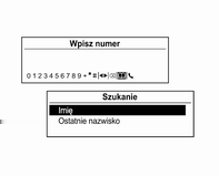 156 Telefon (1) Przesuń: Przesuwanie miejsca wprowadzania (2) Usuń: Usuwanie wprowadzonego znaku (3) Książka telefoniczna: Wyszukiwanie kontaktów (możliwość użycia po aktualizacji numerów telefonów)