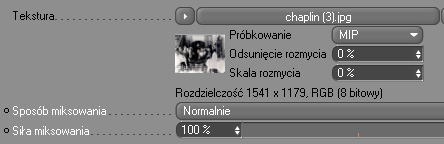 ostro dzielił przestrzeń). Zwiększ Zewnętrzną odległość zasięgu widzialnego światła, tak by snop światła sięgał ekranu.