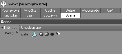 górnej części szafy. (Wpisz wartość we właściwe pole, albo wygodniej - dynamicznie, przeciągnij znacznik Zewnętrznej odległości w oknie widokowym.