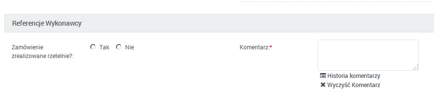 Proces zamówienia (8) 1 Przygotowanie zamówienia 2 Zatwierdzenie 3 Podpisanie 4 Złożenie zamówienia Wykonawca 5a-Zaakceptowanie 6-Wysłanie 7 Dostarczenie 8