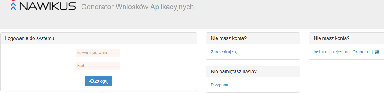 2 Rejestracja organizacji w portalu GWA Cel szkolenia: Szkolenie ma nauczyć rejestracji i zakładania kont organizacji w systemie GWA, weryfikacji tych kont przed administratora jednostki w systemie