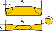orout 1- i 2-ostrzowy orout 1- i 2-ostrzowe niazdo w kształcie szyny zapewniające wyjątkową stabilność System jedno lub dwuostrzowy eometrie i gatunki płytek przeznaczone do wszystkich materiałów