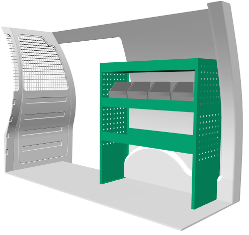 Zestaw regałów S-1 regał Basic Kit L 265,50 moduł 4 szuflad + cokół + półka w systemie SE 403,50 zestaw 5 kuwet na drobne elementy 29,50 zestaw montażowy S 21,50 SUMA:.