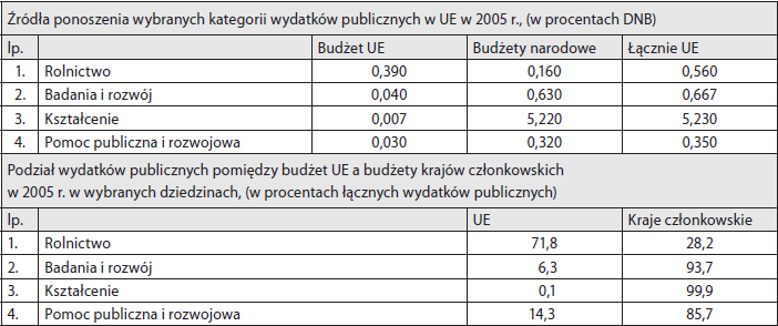 Źródło: I. Bertoncini, L. Steinacher, (2007).