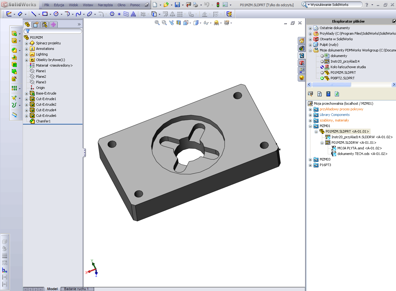 3. Klient SolidWorks Workgroup PDM dla użytkowników SolidWorks.