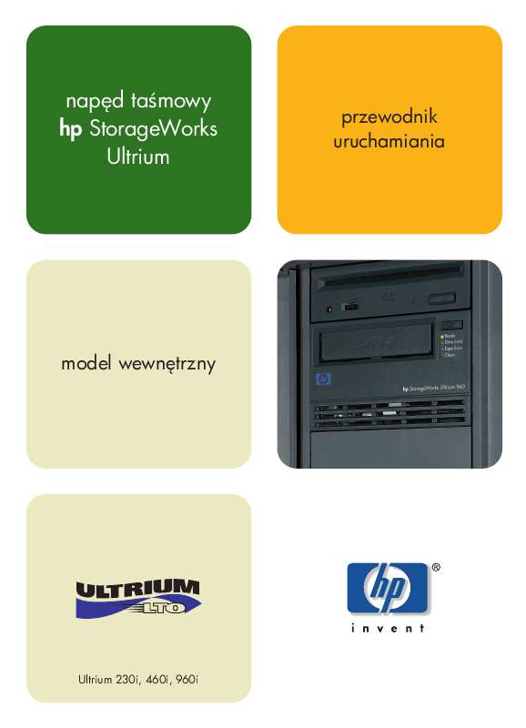 Znajdziesz odpowiedź na wszystkie pytania w instrukcji dla HP STORAGEWORKS ULTRIUM 960 TAPE DRIVE (informacje,