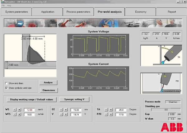 Rys. 3. Widok okna głównego dodatku ArcWelding PowerPac. Źródło własne Pakiet ten posiada również oprogramowanie VirtualArc służące do określenia jakości przyszłej spoiny pracujące w trybie off-line.