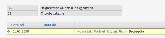 Struktura świadczeniodawcy. Przycisk spowoduje wyjście z trybu edycji bez zapisywania wprowadzonych zmian.