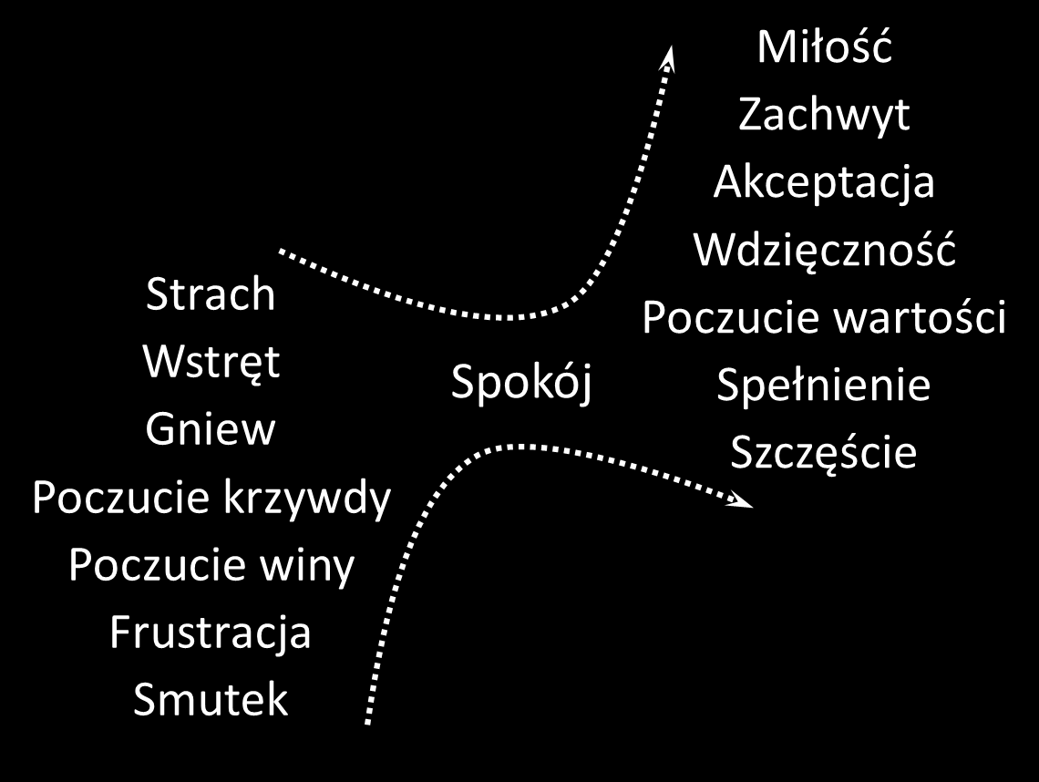 SPOKÓJ punkt równowagi ZŁOŚĆ RADOŚĆ