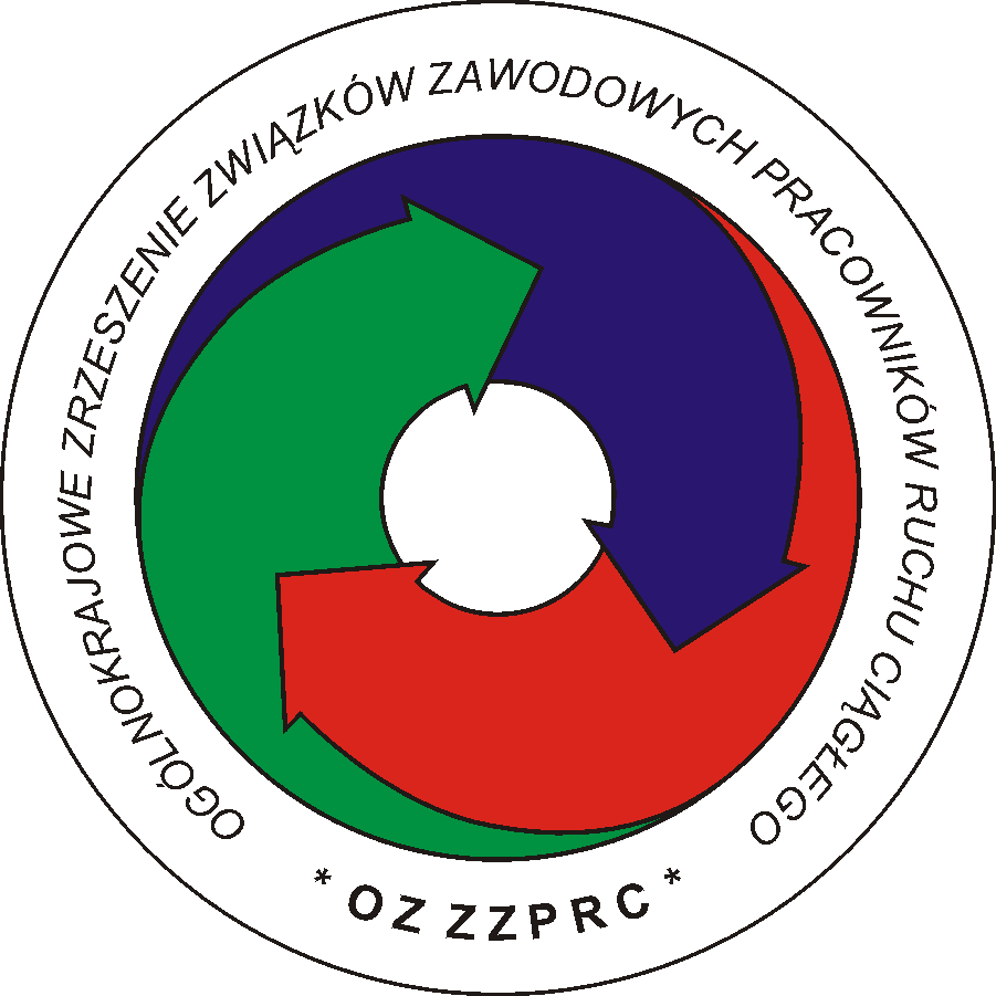 OGÓLNOKRAJOWE ZRZESZENIE ZWIĄZKÓW ZAWODOWYCH PRACOWNIKÓW RUCHU CIĄGŁEGO Z siedzibą w Warszawie Adres do korespondencji Biuro Główne w Gryfinie Adres: 74-100 Gryfino; ul. Szczecińska 21 tel.