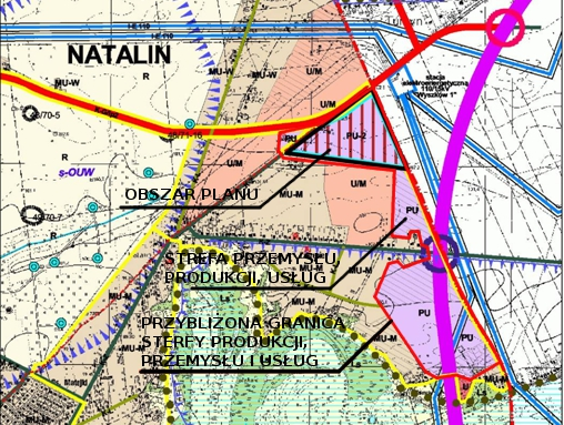 rozdziału zauważyć, iż część analizowanego obszaru jest już użytkowana zgodnie z docelową formą zagospodarowania ustaloną w planie.