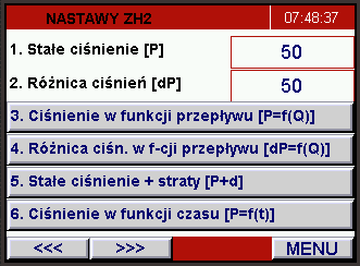 Opóźnienie wyłączania - 4 s. - czas na wyłączenie pompy w sterowaniu z przetwornicą kroczącą.