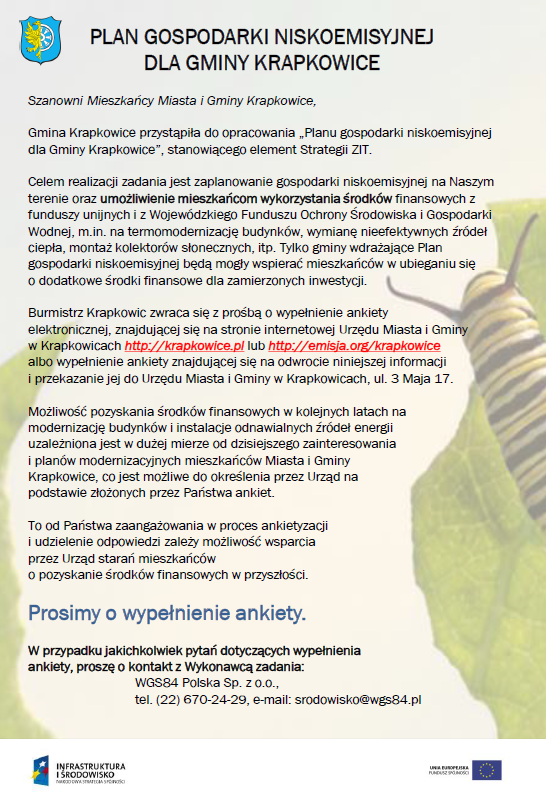 wyniki badań ankietowych, skierowanych do wszystkich interesariuszy Planu, przeprowadzonych z wykorzystaniem metody wywiadu bezpośredniego oraz w wersji elektronicznej platformy internetowej.