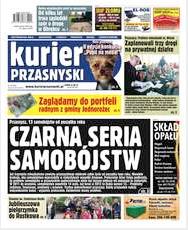 Kurier Przasnyski - cena 2,10 zł - dzień wydawniczy środa (ukazuje się od lipca 2005) (w tym 4 strony ogłoszenia drobne + dodatek handlowy) - nakład 4 900 - sprzedaż 3 700