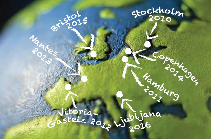 Zielona Stolica Europy zwycięzcy Dotychczasowi zwycięzcy: 2010 - Sztokholm 2011 - Hamburg 2012 -