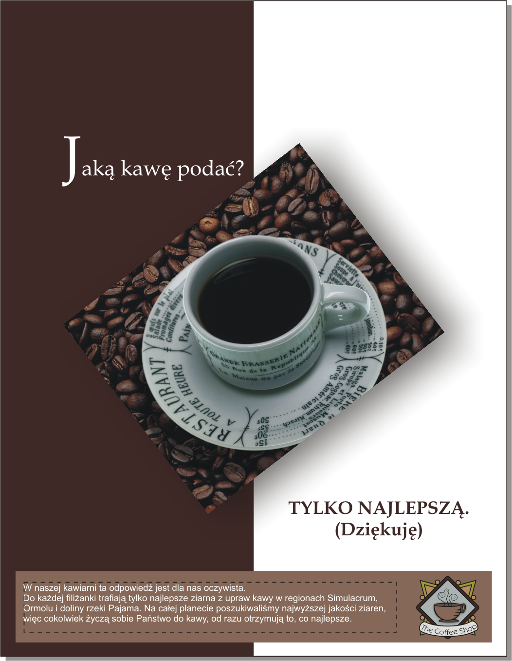 2 Wybierz folder Program files\corel\corel Graphics 12\Languages\PL\Tutorials\Sample files. 3 Kliknij dwukrotnie nazwę pliku coffee_logo.cdr.