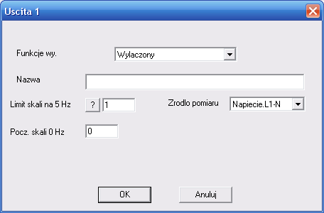 : dodatkowe znaki specjalne : wpisz wartość w według Pomocy (domyślnie 65000) 6.