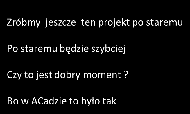 Realizacja procesu BIM praktyczne zastosowanie Wdrożenie BIM - przeszkody Modelowanie 3D Wymiana danych (modeli) - IFC Nie mogę zaimportować