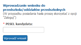 Rekrutacja do oddziało w przedszkolnych. Rejestracja kandydata. S t r o n a 2 Pozycja Informator o ofercie umoz liwia zapoznanie się ofertą edukacyjną przedszkoli/szko ł podstawowych.