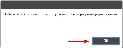 Krok 3 Rysunek 125 Portal Podatkowy usługi okno Profil Na ekranie zostanie wyświetlone okno Profil, w którym należy wpisać stare hasło, dwukrotnie wpisać nowe hasło, a następnie wybrać przycisk