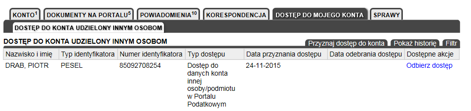 potwierdzenia dostarczenia. Po potwierdzeniu dostarczenia pismo zostanie przeniesione do podzakładki ODEBRANA. W zakładce KORESPONDENCJA dostępny jest także przycisk Lista statusów.