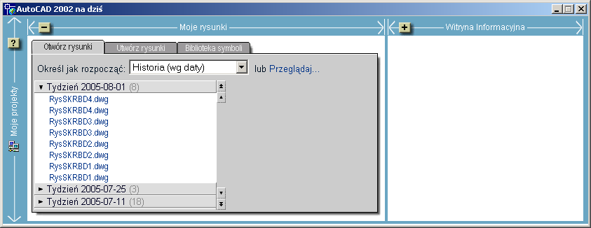 zapisu graficznego i wobec tego, nie reagują na żadne polecenia edycyjne i nie są zaznaczane na wydruku zrealizowanego przedstawienia graficznego.