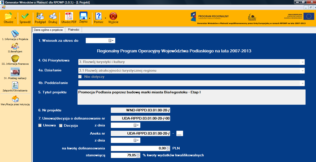 1. Wniosek za okres do 1. Data złożenia wniosku do IZ RPOWP 2. Najpóźniejsza data zapłaty wydatku 3. Ostatni dzień okresu, za który składany jest wniosek (dot.