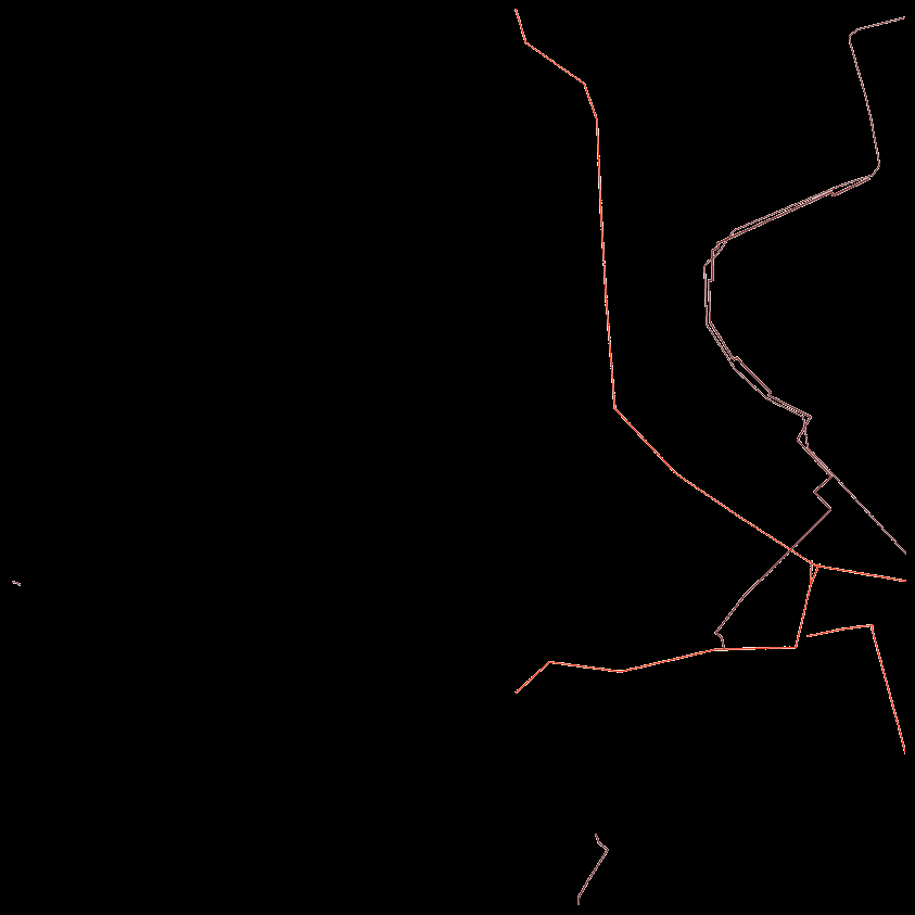 Opracowane warstwy BDOT w województwie śląskim (szczegółowość zapewniająca tworzenie opracowań kartograficznych w skalach 1:10 000 1:100 000) sieć dróg sieć kolei sieć cieków tereny
