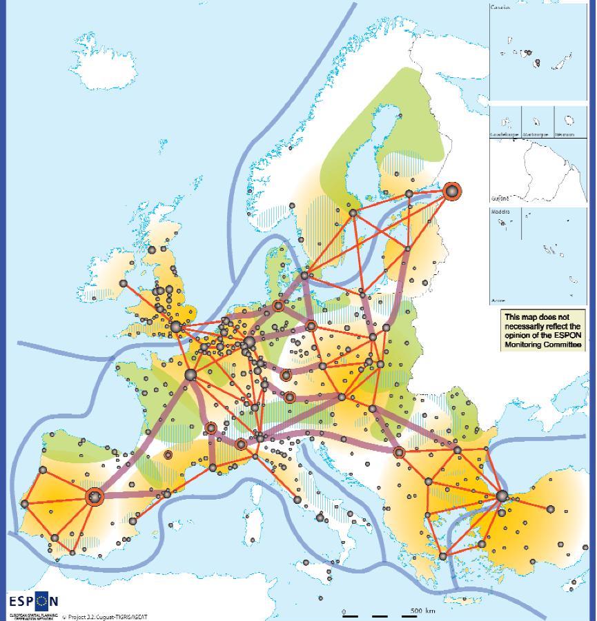 KPZK 2030 jest częścią procesów zachodzących w Europie Zapewnia implementację nowego celu Traktu z Lizbony spójność terytorialna równorzędna ze spójnością społeczną i spójnością gospodarczą.