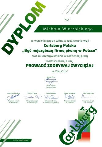 Komunikacja wewnętrzna Nasz dorobek Z Carlsberg Polska współpracujemy nieprzerwanie od roku 2001.