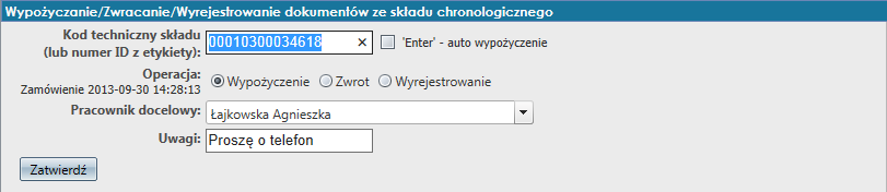 Potwierdzenie zamówienia do wyrejestrowania w koszulce z dokumentem wygląda tak: Po dokonaniu zamówienia, z konta innej osoby nie będzie możliwe jego