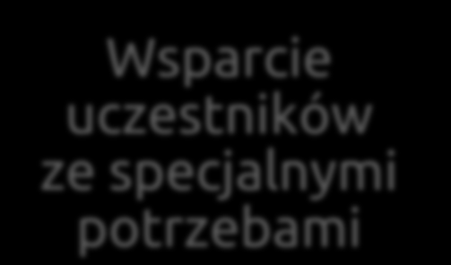 Przesunięcia pomiędzy kategoriami budżetu 100 % wsparcia organizacyjnego Podróż i wsparcie indywidualne Każda kategoria budżetowa