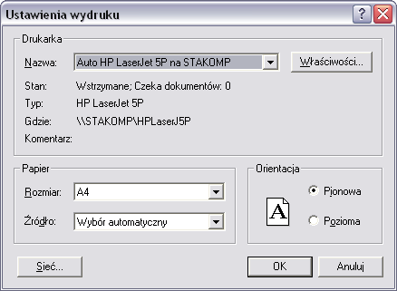 dokumenty z makrodefinicjami są podczas drukowania uzupełniane o odpowiadające im informacje, różne dla każdej pozycji, i w takiej formie drukowane.