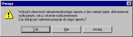 WYDZIAŁ SYSTEMÓW SŁUŻBY ZDROWIA ZAKŁAD INFORMATYZACJI NFZ RAPORT STATYSTYCZNY MEDYCZNY DO UMOWY Po wybraniu opcji Tak lista zostanie utworzona, ale będzie zawierała niekompletne dane.